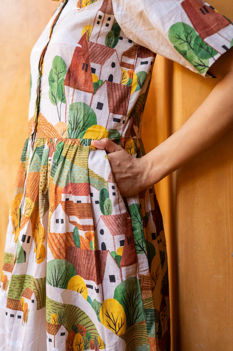 Autumn Love Shirt Dress