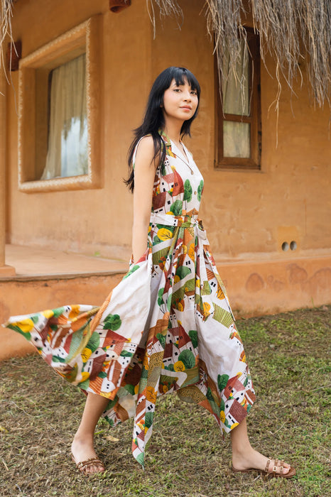 Autumn Love Handkerchief Dress