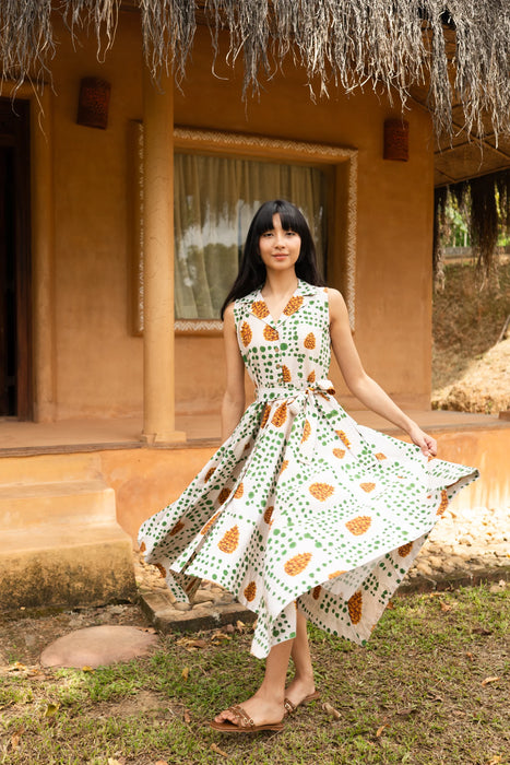 Pinecone Handkerchief Dress