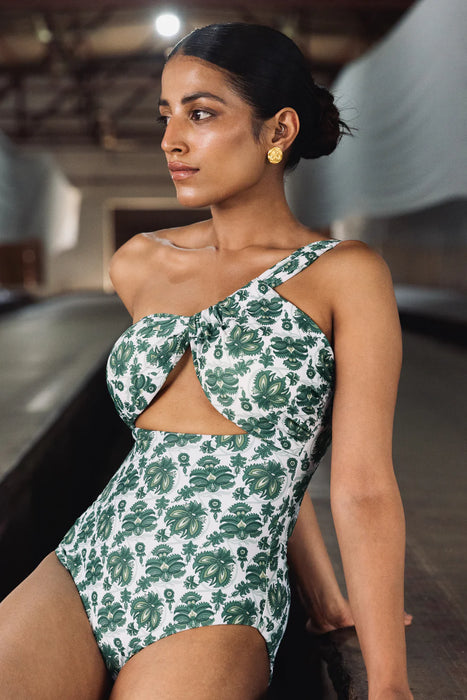 Mughal Mystique One Shoulder Swimsuit