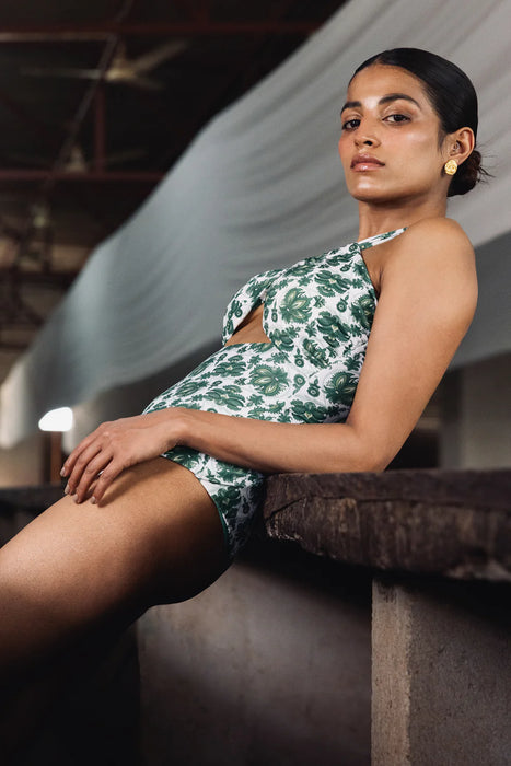 Mughal Mystique One Shoulder Swimsuit